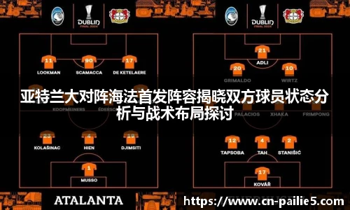 亚特兰大对阵海法首发阵容揭晓双方球员状态分析与战术布局探讨